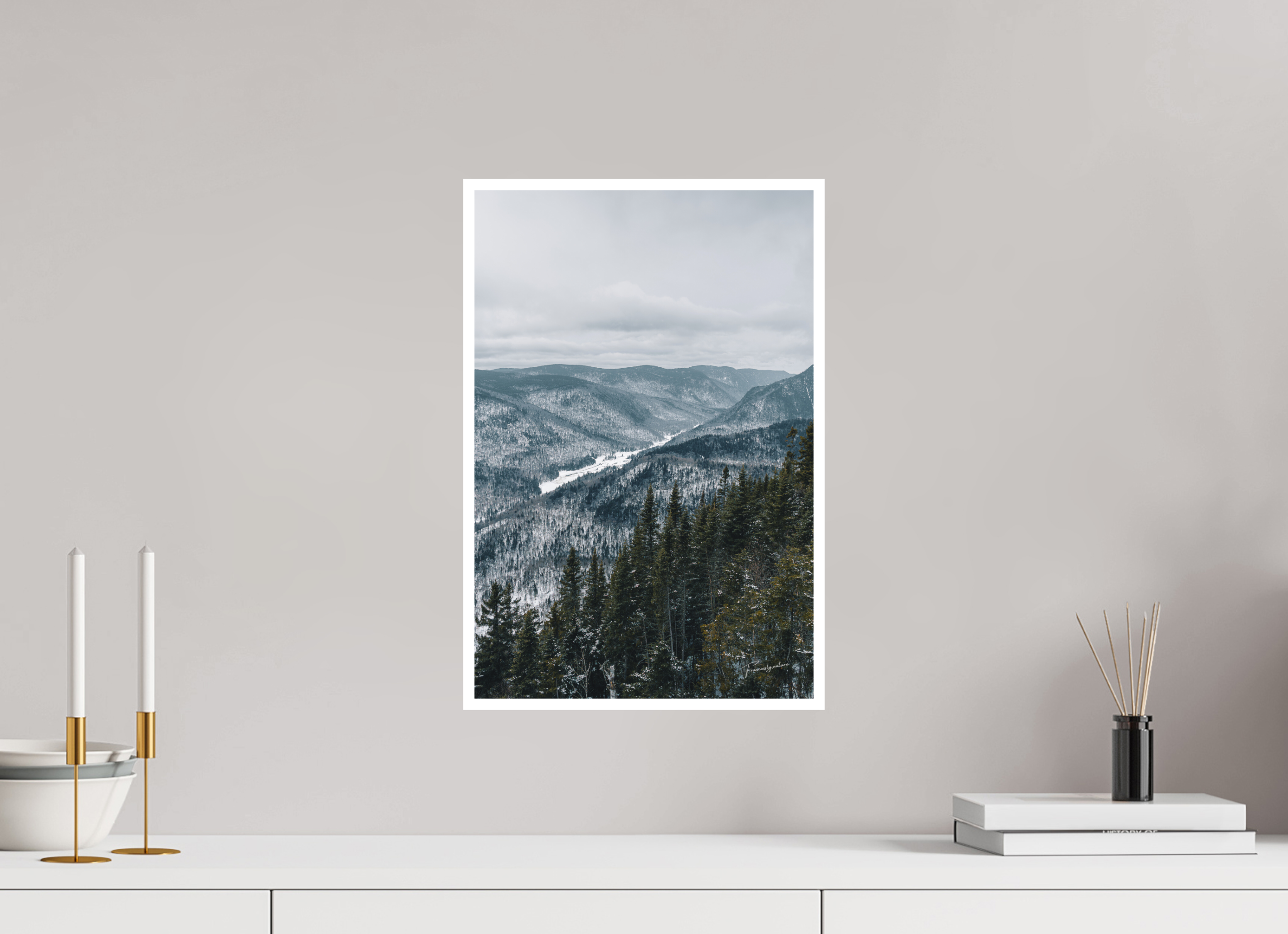 30 x 45 cm, Tirage seul Bright White 1cm La Promesse Tenue