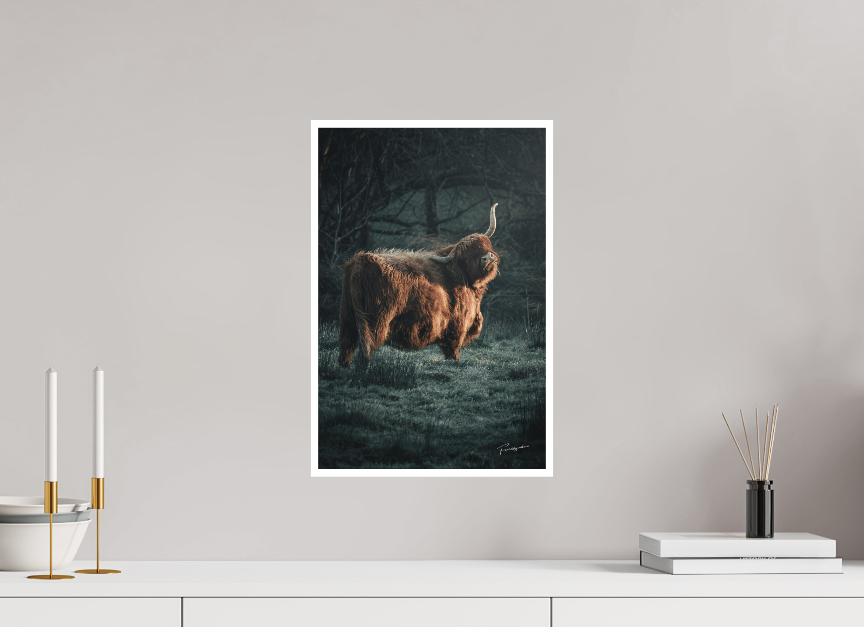 30 x 45 cm, Tirage seul Bright White 1cm L'Épopée Dorée