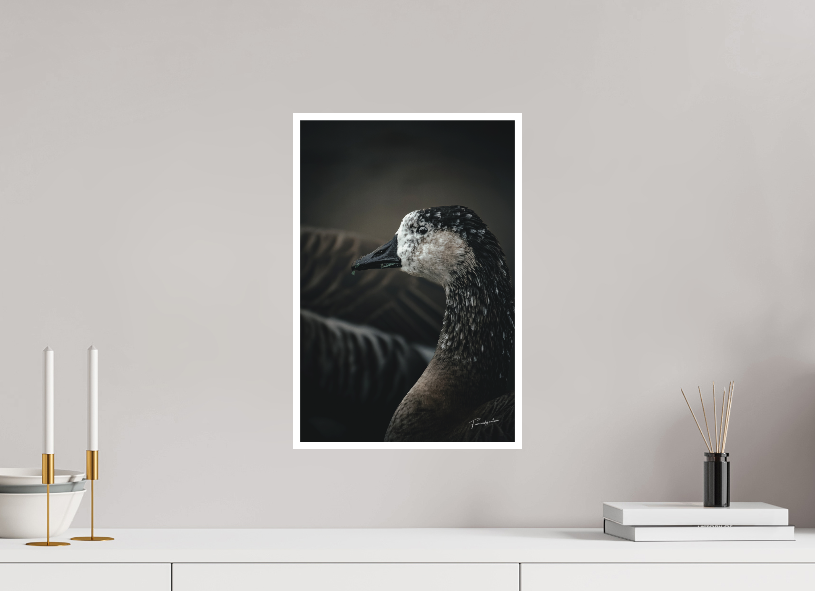 30 x 45 cm, Tirage seul Bright White 1cm L’Héritage Singulier