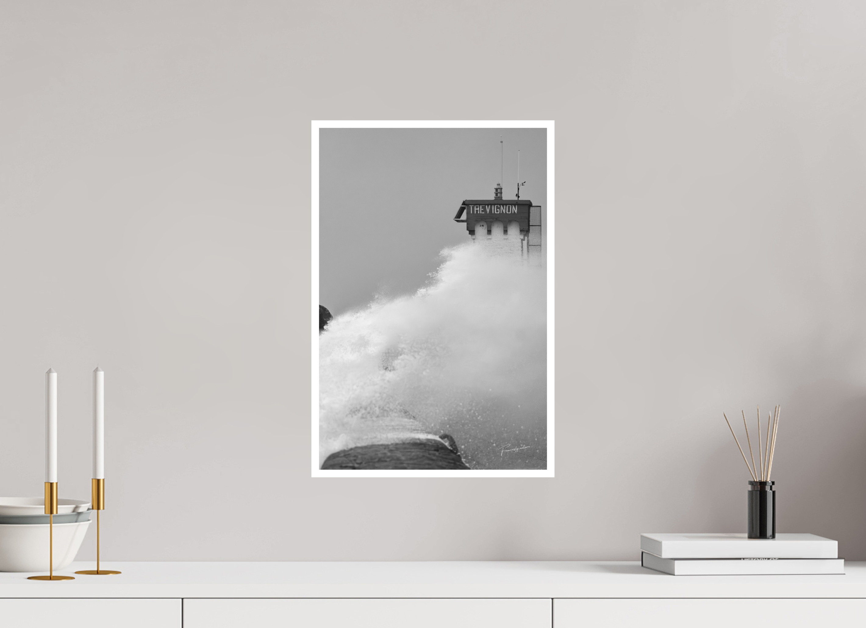 30 x 45 cm, Tirage seul Bright White 1cm L'Impact