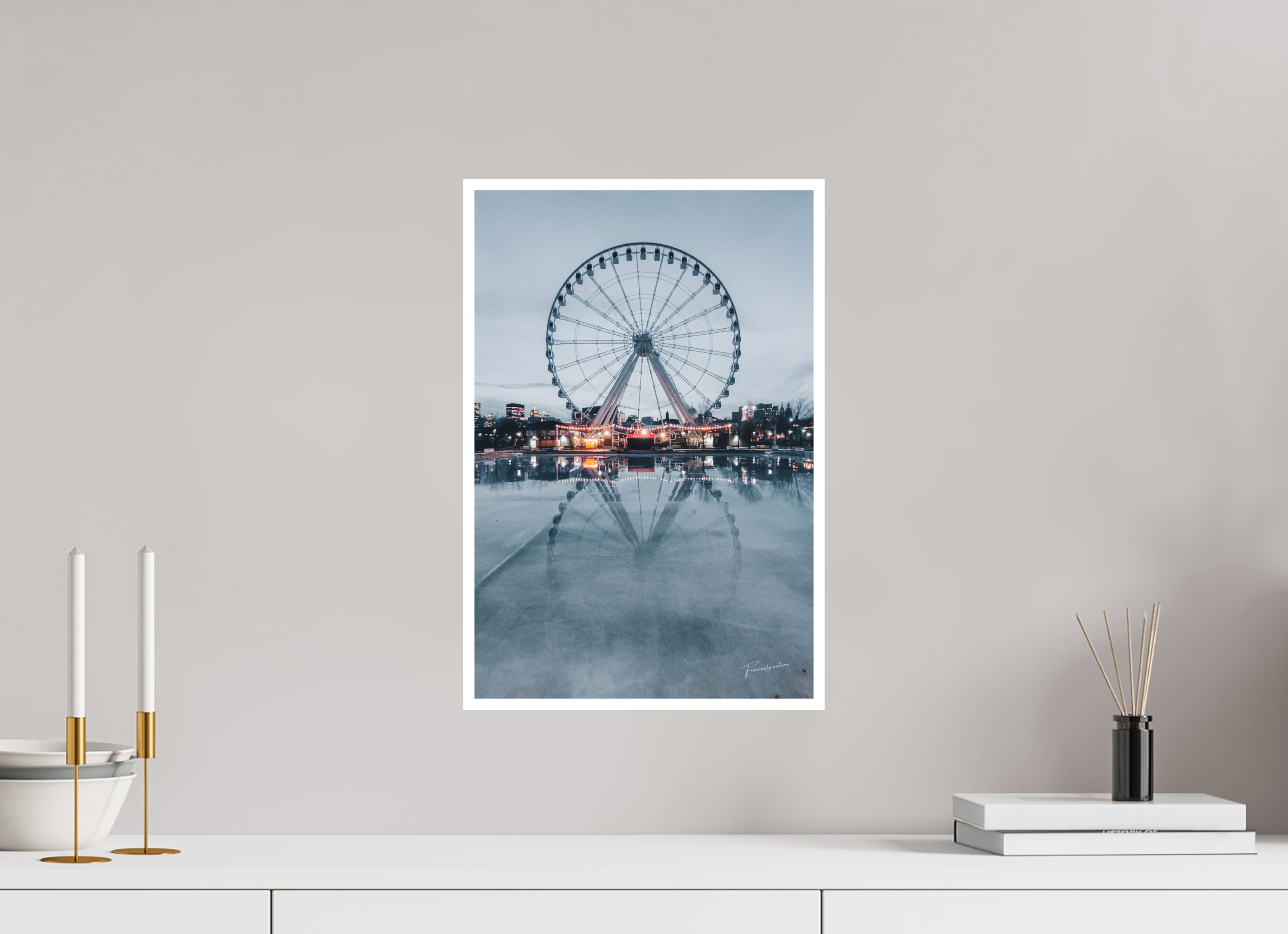 30 x 45 cm, Tirage FineArt avec marge blanche Le Miroir des Songes