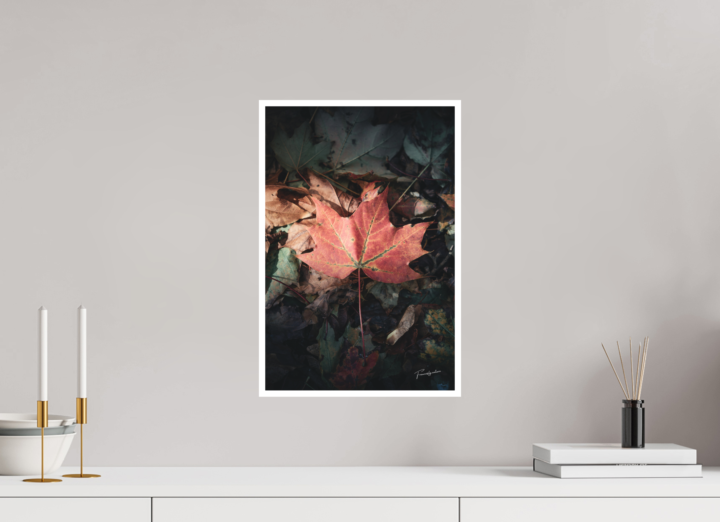 30 x 45 cm, Tirage FineArt avec marge blanche Le Cœur Ardent