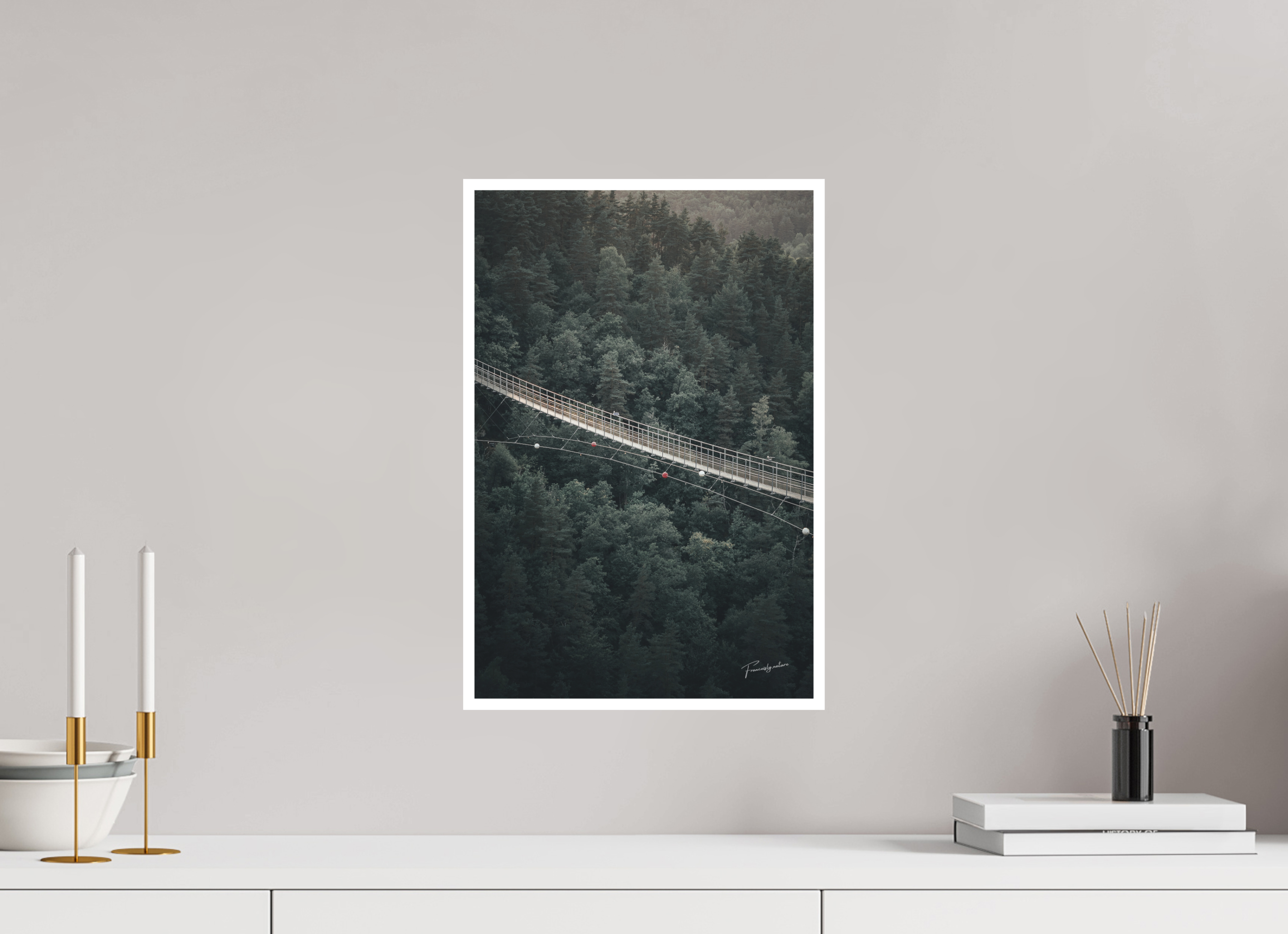 30 x 45 cm, Tirage FineArt avec marge blanche Équilibre en Terre Sauvage